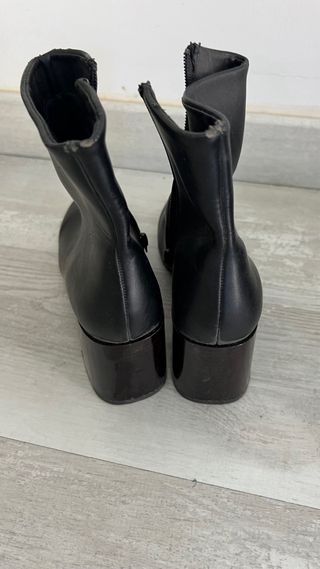 Botines negros mujer tacón