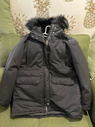 Parka Pull&Bear Negra Talla L