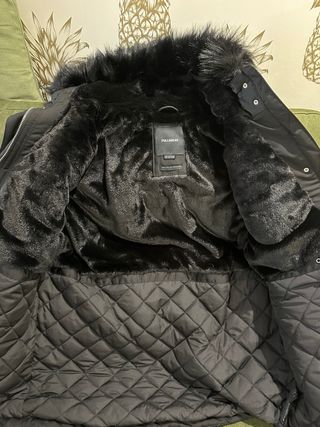 Parka Pull&Bear Negra Talla L