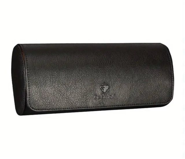 Estuche de cuero para 3 relojes