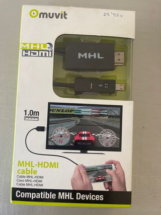 Cable MHL a HDMI Muvit 1.0m