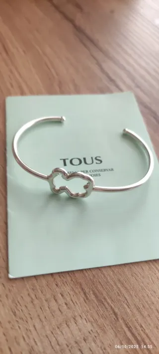 Pulsera Tous Plata Osito Hueco