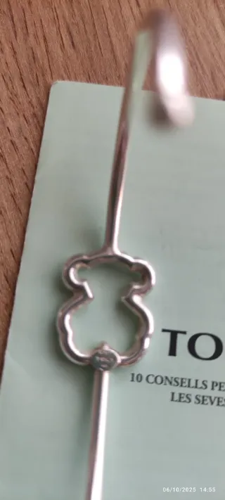 Pulsera Tous Plata Osito Hueco