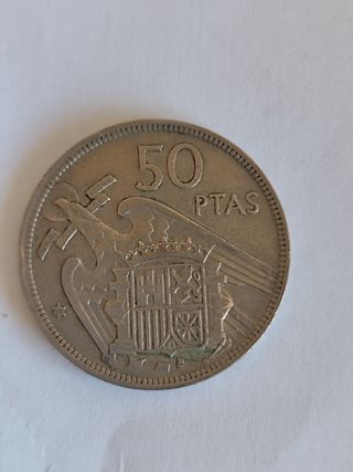 50 Pesetas Franco 1957 monete