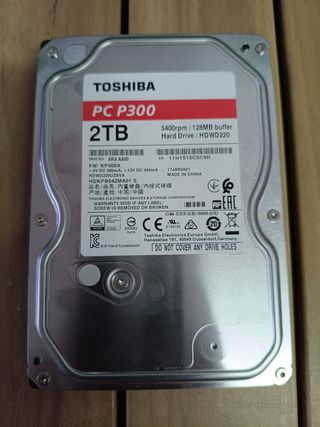 Disco Duro Toshiba P300 2TB