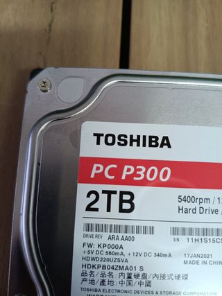 Disco Duro Toshiba P300 2TB