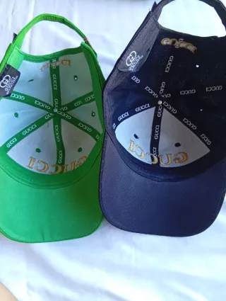 Gorras Gucci Verdes y Negras