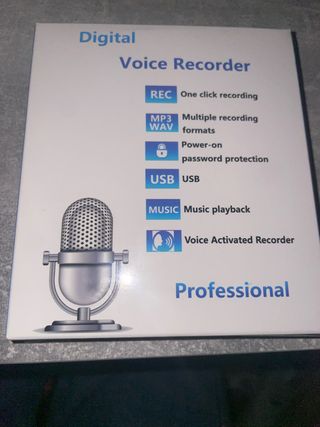 Grabadora de voz digital profesional