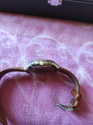 Orologio Fossil Uomo Pelle Marrone Bianco