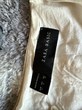Chaqueta fina Zara blanca