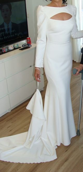 Vestido de Novia Corte Sirena Cut-out