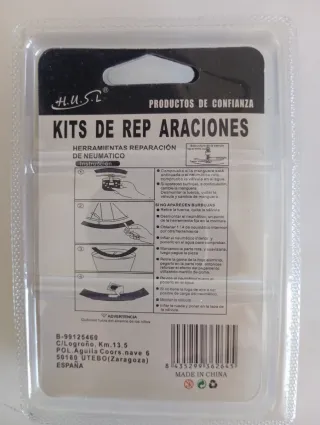 Kit Reparación Neumáticos Bicicleta