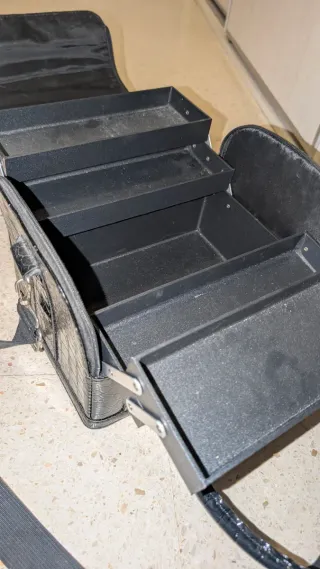 Maletín Maquillaje Amasava Negro Impermeable