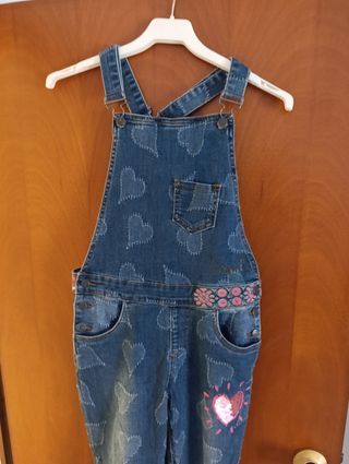 Peto vaquero niña Desigual corazones