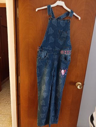 Peto vaquero niña Desigual corazones