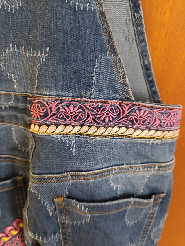 Peto vaquero niña Desigual corazones