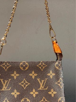 Louis Vuitton Pochette Marrón Naranja