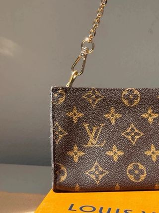 Louis Vuitton Pochette Marrón Naranja