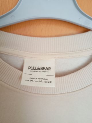 Sudadera Pull&Bear New York Beige