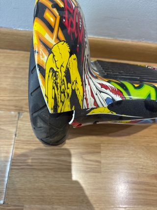 Hoverboard con golpe, sin batería