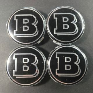 TAPABUJES MERCEDES BRABUS 75mm - EMBLEMAS BRABUS