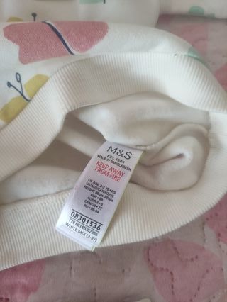 Chándal M&S Baby niña mariposas