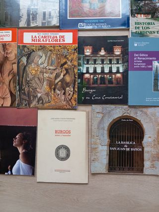 35 libros sobre Burgos y su provincia y 2 cds