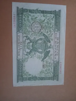 Billete 1000 pesetas 1957 Reyes Católicos