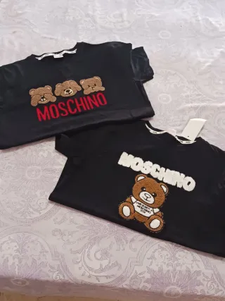2 Camisetas Moschino Oso Negro