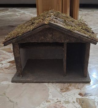 Casetta stalla per presepe