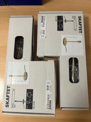 Lámpara de mesa SKAFTET IKEA Bronce 30cm