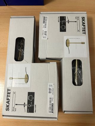 Lámpara de mesa SKAFTET IKEA Bronce 30cm