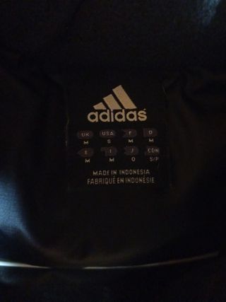 Chaleco acolchado Adidas negro