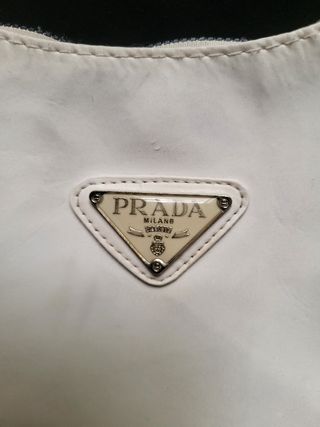 Bolso Prada Blanco con neceser