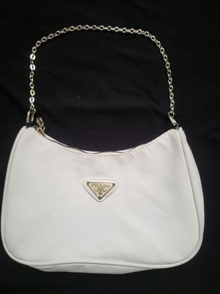 Bolso Prada Blanco con neceser