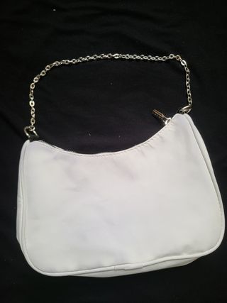 Bolso Prada Blanco con neceser