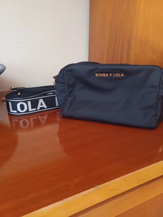 Bolso Bimba y Lola Negro y Dorado