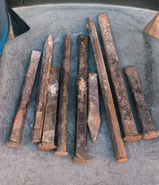 Lote de herramientas de construcción