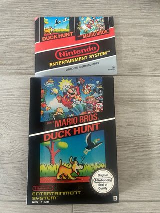 Nintendo NES con Mario Bros y Duck Hunt