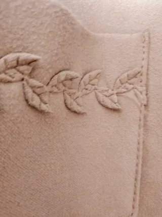 Chaqueta antelina Camel mujer
