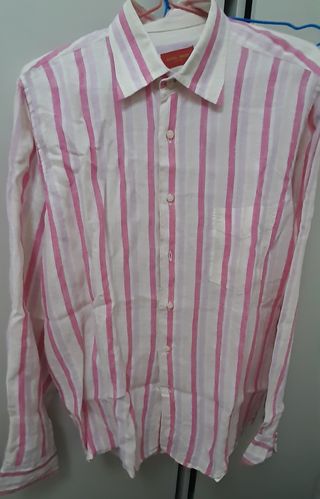 Camisa ROYAL Rayas Rosas y Blancas