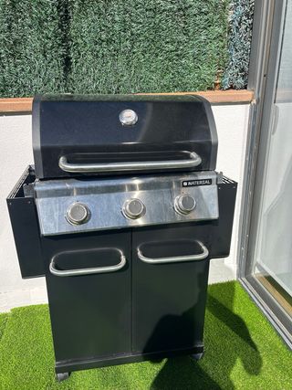 Barbacoa Negra y Plateada