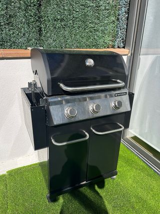 Barbacoa Negra y Plateada