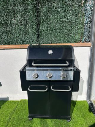 Barbacoa Negra y Plateada