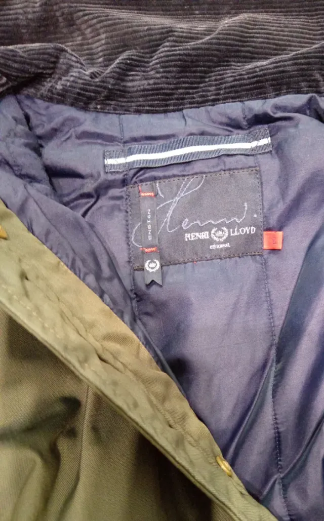 Giubbotto uomo verde e viola taglia 52