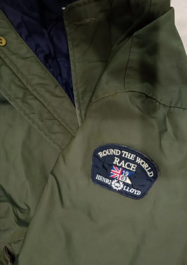 Giubbotto uomo verde e viola taglia 52