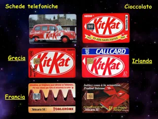 Schede telefoniche KitKat e Toblerone