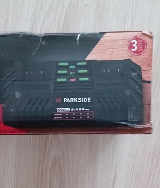 Cargador Doble rápido Parkside 20 Voltios 