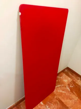 Paneles auxiliares rojos