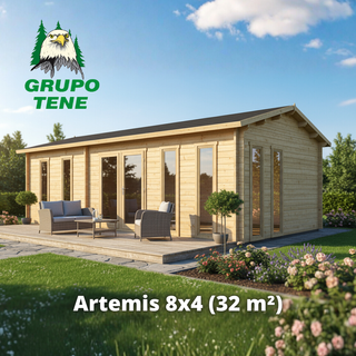 Casa prefabricada 32m2 luminosa